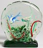 Vintage Murano Glass Tabletop Aquarium