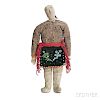 Great Lakes Beaded Cloth and Hide Male Doll