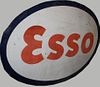 Large Oval Esso Enamel On Steel Sign
