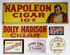 Napoleon, Dolly Madison, Other Cigar Signs (6 Pcs)