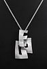 Frank Gehry for Tiffany & Co Silver "FOG" Necklace