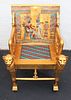 King Tut's Gilt Replica of Throne Chair