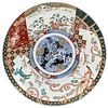 Large Polychrome Decorated Japanese Charger