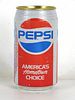 1989 Pepsi Cola "America's Hometown Choice" 12oz Can Norton Virginia
