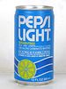 1986 Pepsi Light (Saccharine) 12oz Can Seattle Washington