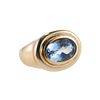 Tiffany & Co Picasso 18k Gold Aquamarine Ring