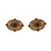 Judith Ripka 18k Gold Canary Crystal Diamond Earrings