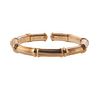 Cartier 18k Gold Bamboo Cuff Bracelet