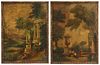 (2) FRAMED PAINTINGS CAPRICCIO OF CLASSICAL RUINS
