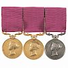Trio of British Sea Gallantry Medals Awarded to Lt. Joaquim Lopes, Incl. Two Solid Gold