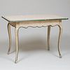 Louis XV Style White and Green Painted Writing Table