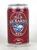 1991 Rickard's Red 355ml Beer Can Molson Canada