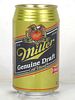 1992 Miller Genuine Draft Beer 12oz Undocumented Eco-Tab Milwaukee Wisconsin