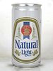 1988 Natural Light Beer (City Assumed) 10oz Undocumented Eco-Tab Houston Texas