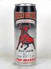 1991 Schlitz Red Bull ML (Silver SG Warning) 24oz Undocumented Eco-Tab Detroit Michigan