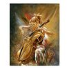 Lena Sotskova, "Angel" Hand Signed, Artist Embellished Limited Edition Giclee on Canvas with COA.