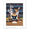 At the Plate (Mariners) Numbered Limited Edition Giclee from Warner Bros. with Certificate of Authenticity.