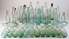 Ca 1900 Soda Bottles Incl Milk Glass