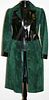Vintage 1970'S Gucci Green Suede And Leather Women'S