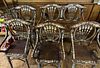 Remarkable Set of 6 Turn-of-the Century Chinese Antique Dining Room Chairs