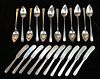 Wm Durgin "Dolly Madison" Sterling Grapefruit Spoons