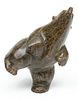 Pauloosie Joanassie (Inuit, Cape Dorset, B. 1962) Serpentine Sculpture 1996, Dancing Bear, H 9.25" W 6"