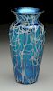 Durand Blue Lustre Vase.