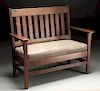 Lifetime Furniture Co. Arts & Crafts Bench/Settee.