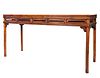 A CHINESE HUANGHUALI PAINTING TABLE, QING DYNASTY (Y)
