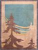 Antique Room Size Art Deco Chinese Rug 12 ft 7 in x 9 ft 3 in (3.84 m x 2.82 m)