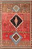 Vintage Rustic Persian Gabbeh Rug 6 ft 8 in x 4 ft 4 in (2.03 m x 1.32 m)