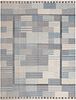 Geometric Swedish Inspired Flat Woven Area Rug 12 ft 1 in x 9 ft 2 in (3.68 m x 2.79 m)