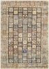 Antique Persian Khorassan Garden Design Oriental Carpet 15 ft 1 in x 10 ft 8 in (4.6 m x 3.25 m)