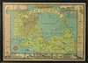 Ruth Haviland Sutton Nantucket Map, circa 1946