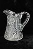 AMERICAN CUT & ETCHED GLASS PITCHER