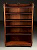 Rare Early Stickley Brothers Open Bookcase No. 197.