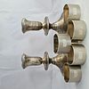 Sterling Candlesticks and Napkin Rings