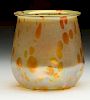 Loetz Art Glass Gold Oil Spot Vase.