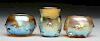 Lot of 3: Signed Tiffany Glass Pieces.