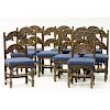 Continental Carved Chairs