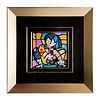 Attributed to Romero Britto, Framed 3-D Mixed Media
