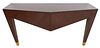 Donghia Deco Manner Brass-Mounted Mahogany Console