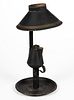 SHEET-IRON PEG / PETTICOAT FORM WHALE OIL STAND LAMP