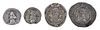 Four Parthian and Sasanian Coins 
