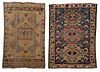 Two Hand Knotted Persian Mats