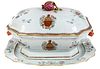 Chinese Export Porcelain Armorial Tureen and Undertray, Lovelace