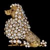 18kt. Poodle Pearl and Diamond Brooch, by Julius Cohen