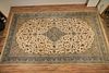 Hand Knotted Room Size Wool Rug 
