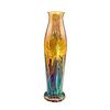 Art Glass Vase, Golden Sunflower