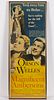 ORSON WELLES' "THE MAGNIFICENT AMBERSONS" ORIGINAL INSERT MOVIE POSTER 